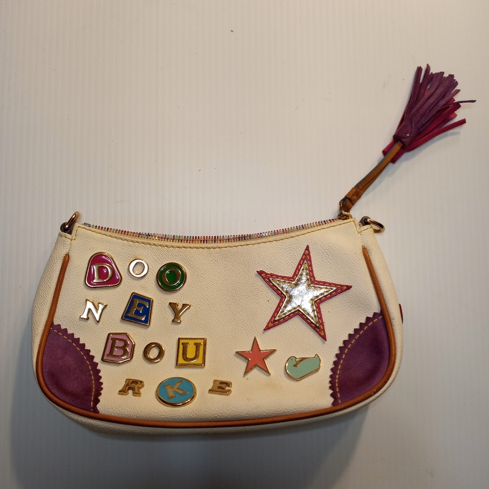 RARE* Dooney & Bourke White Clutch
